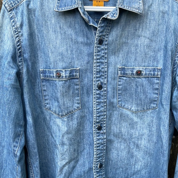Stapleford Men’s Denim Shirt - Picture 3 of 5